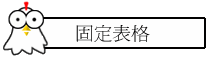 固定表格